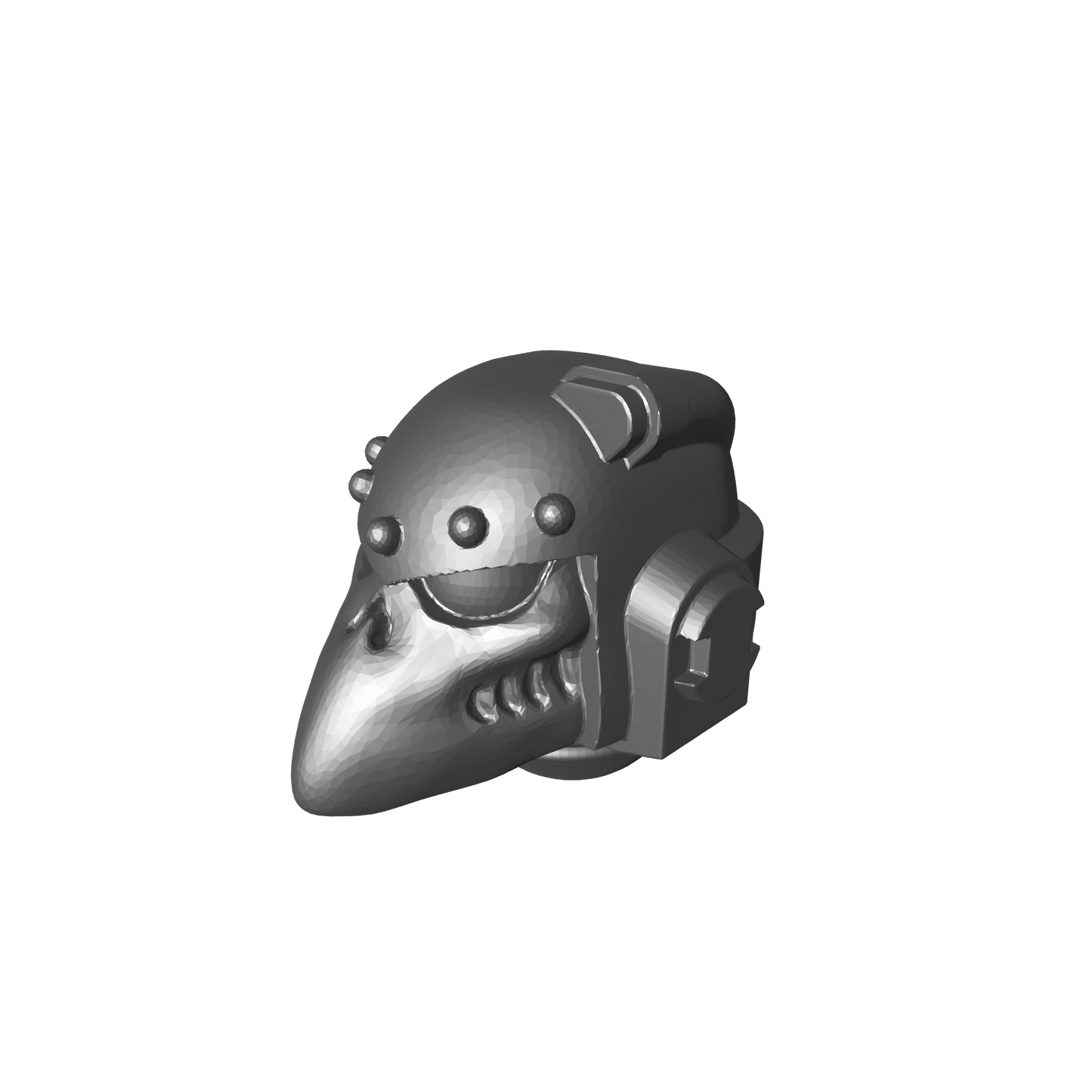 Legion of the Damned Chapter Helmet MKVI Corvus Ver. A-L for JoyToy Grimdark Marine Action Figures Custom 1:18th Parts