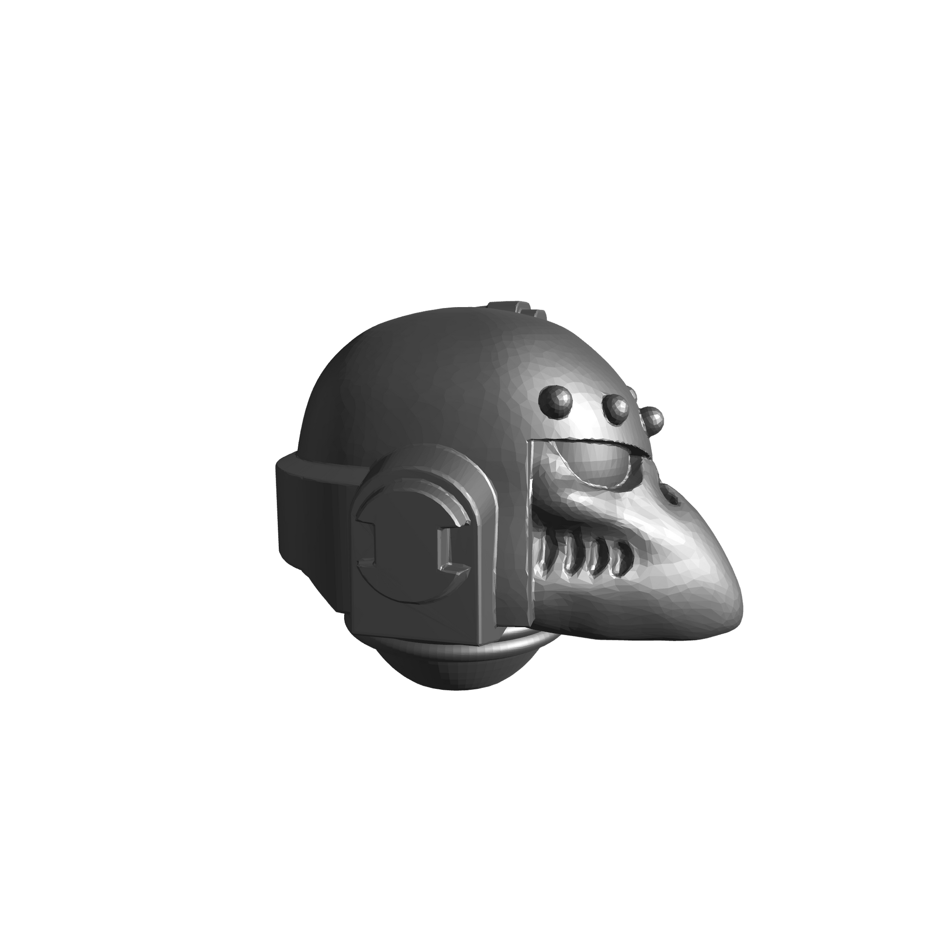 Legion of the Damned Chapter Helmet MKVI Corvus Ver. A-L for JoyToy Grimdark Marine Action Figures Custom 1:18th Parts