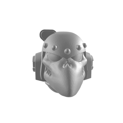 Legion of the Damned Chapter Helmet MKVI Corvus Ver. A for JoyToy Grimdark Marine Action Figures Custom 1:18th Parts