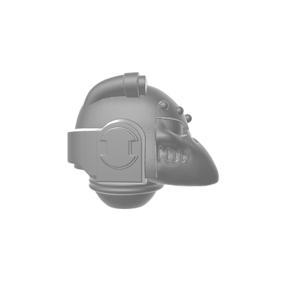Legion of the Damned Chapter Helmet MKVI Corvus Ver. A for JoyToy Grimdark Marine Action Figures Custom 1:18th Parts