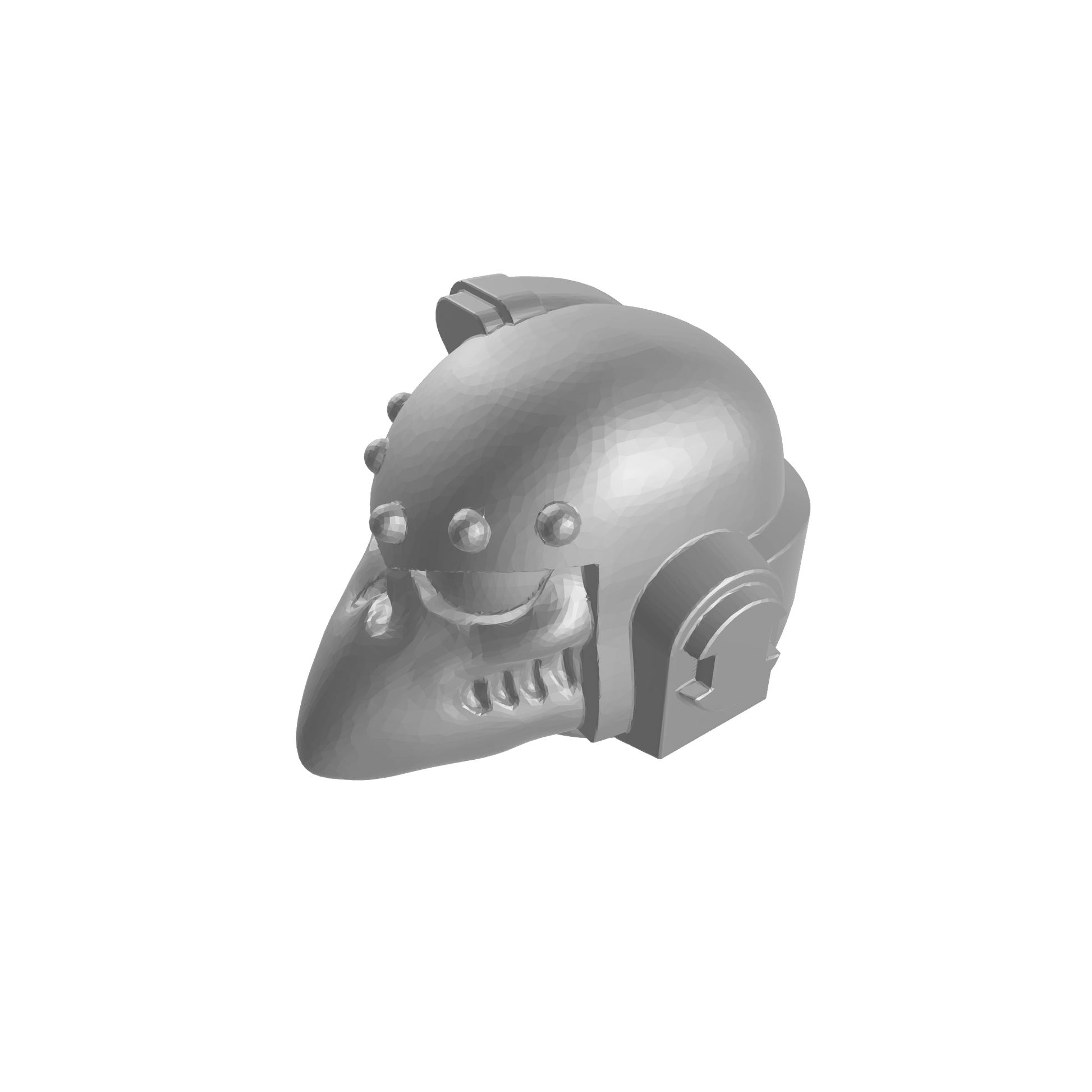 Legion of the Damned Chapter Helmet MKVI Corvus Ver. A for JoyToy Grimdark Marine Action Figures Custom 1:18th Parts