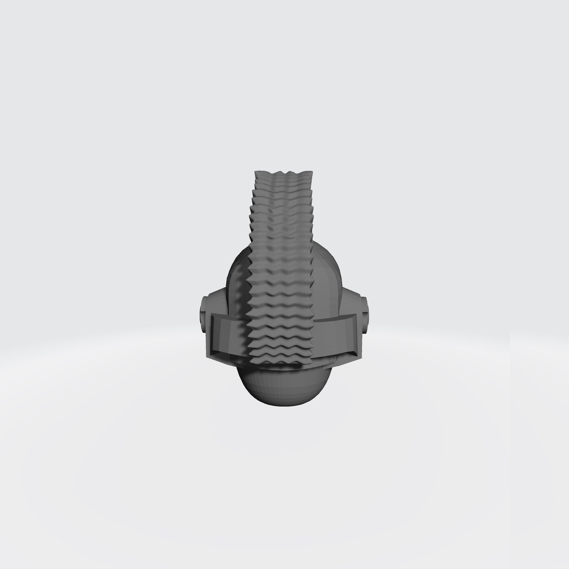 Minotaurs Chapter Plumed Spartan Helmet for JoyToy Space Marine Action Figures