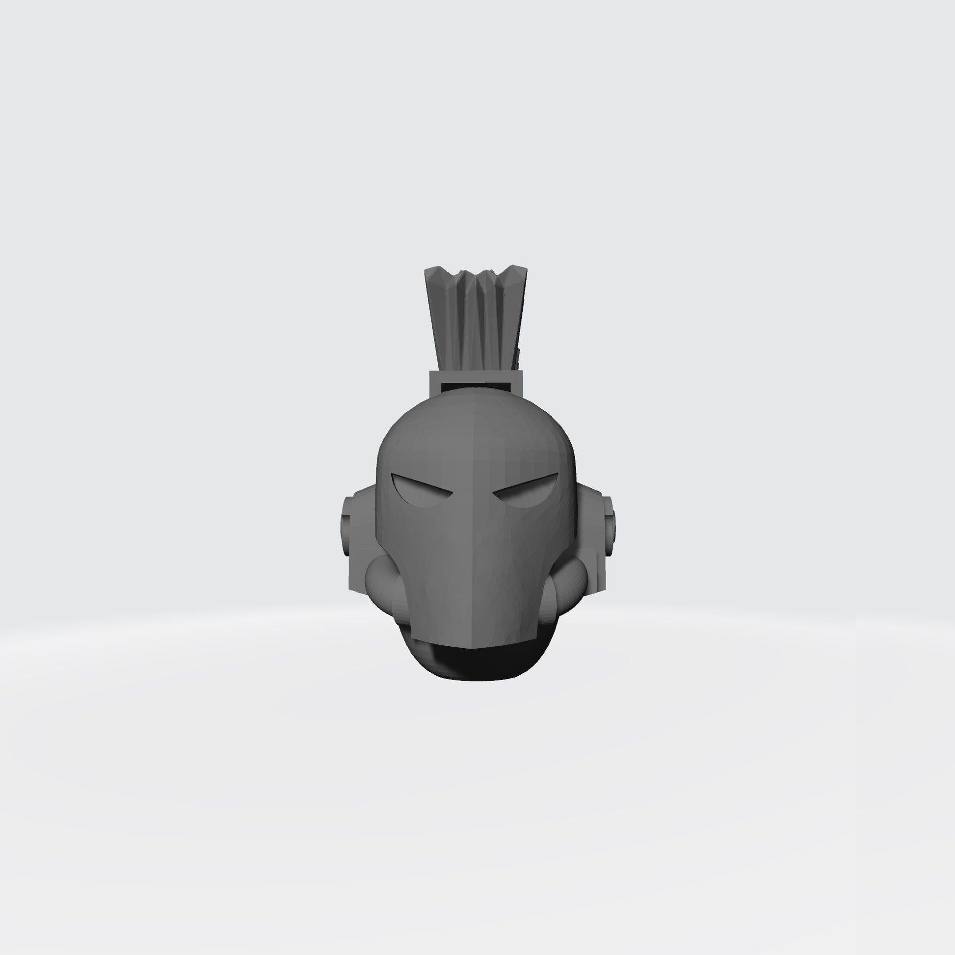 Soul Haunters Chapter Plumed Spartan Helmet for JoyToy Loyalist Marine Action Figure Custom 1:18th Scale Part