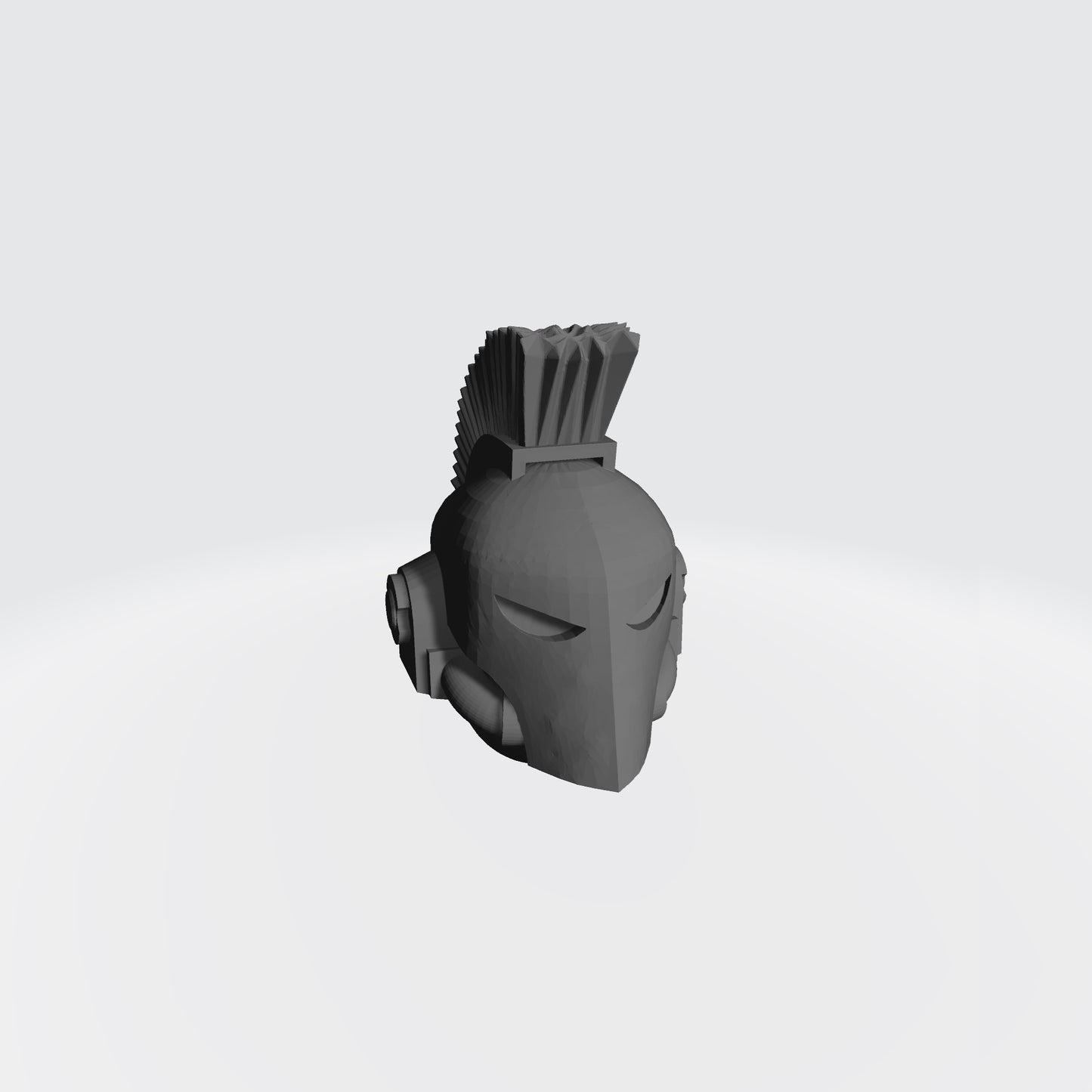 Soul Haunters Chapter Plumed Spartan Helmet for JoyToy Loyalist Marine Action Figure Custom 1:18th Scale Part