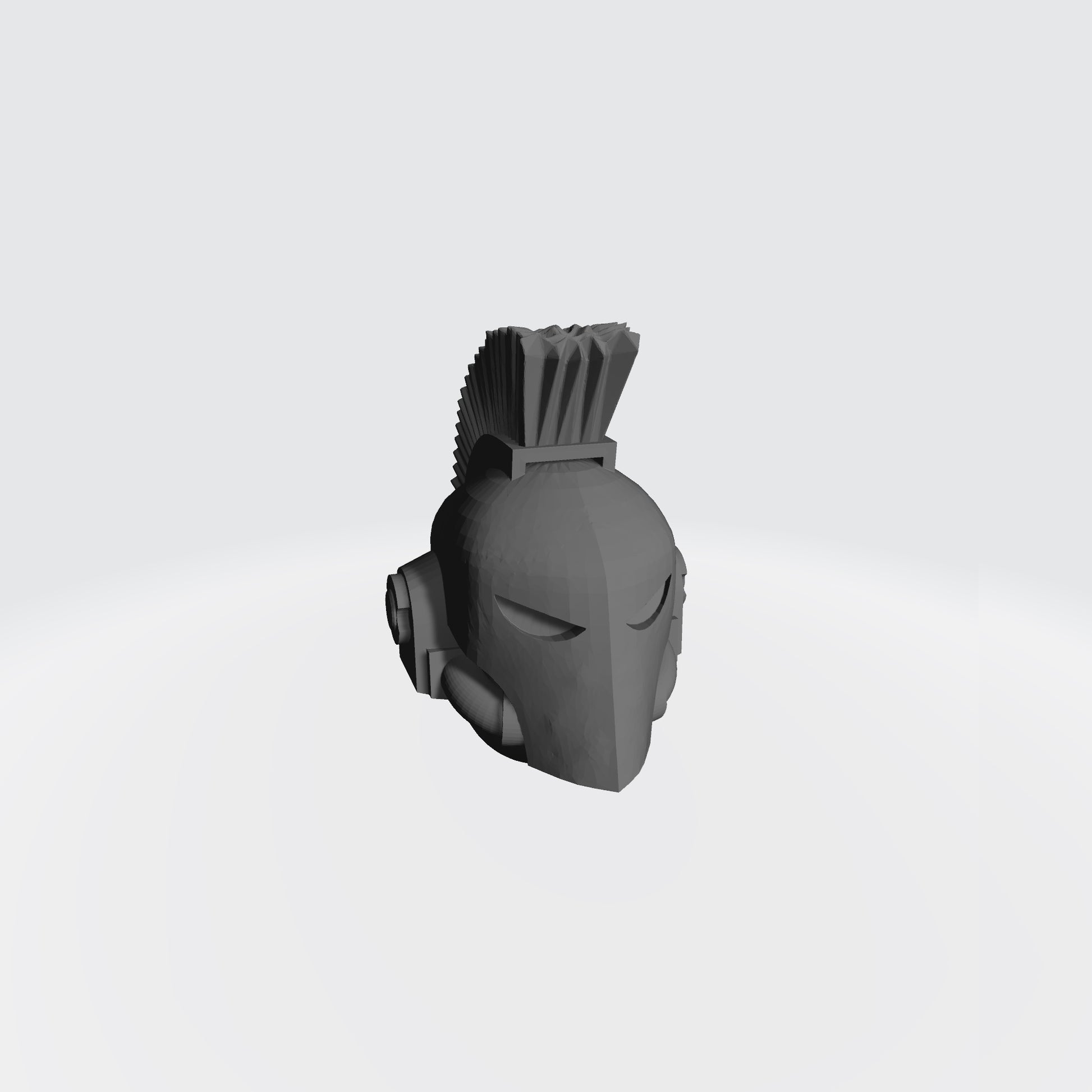Soul Haunters Chapter Plumed Spartan Helmet for JoyToy Loyalist Marine Action Figure Custom 1:18th Scale Part
