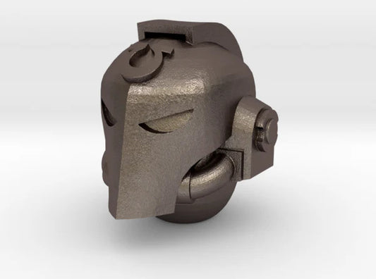 Ultramarine Spartan Helmet for JoyToy Space Marine Action Figure Compatible Warhammer 40K Custom Head Swaps