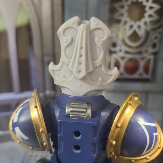 Magus Legion Rubric Helmet with Raven for JoyToy Battle Brother Marine Action Figures Custom 1:18th Scale Parts