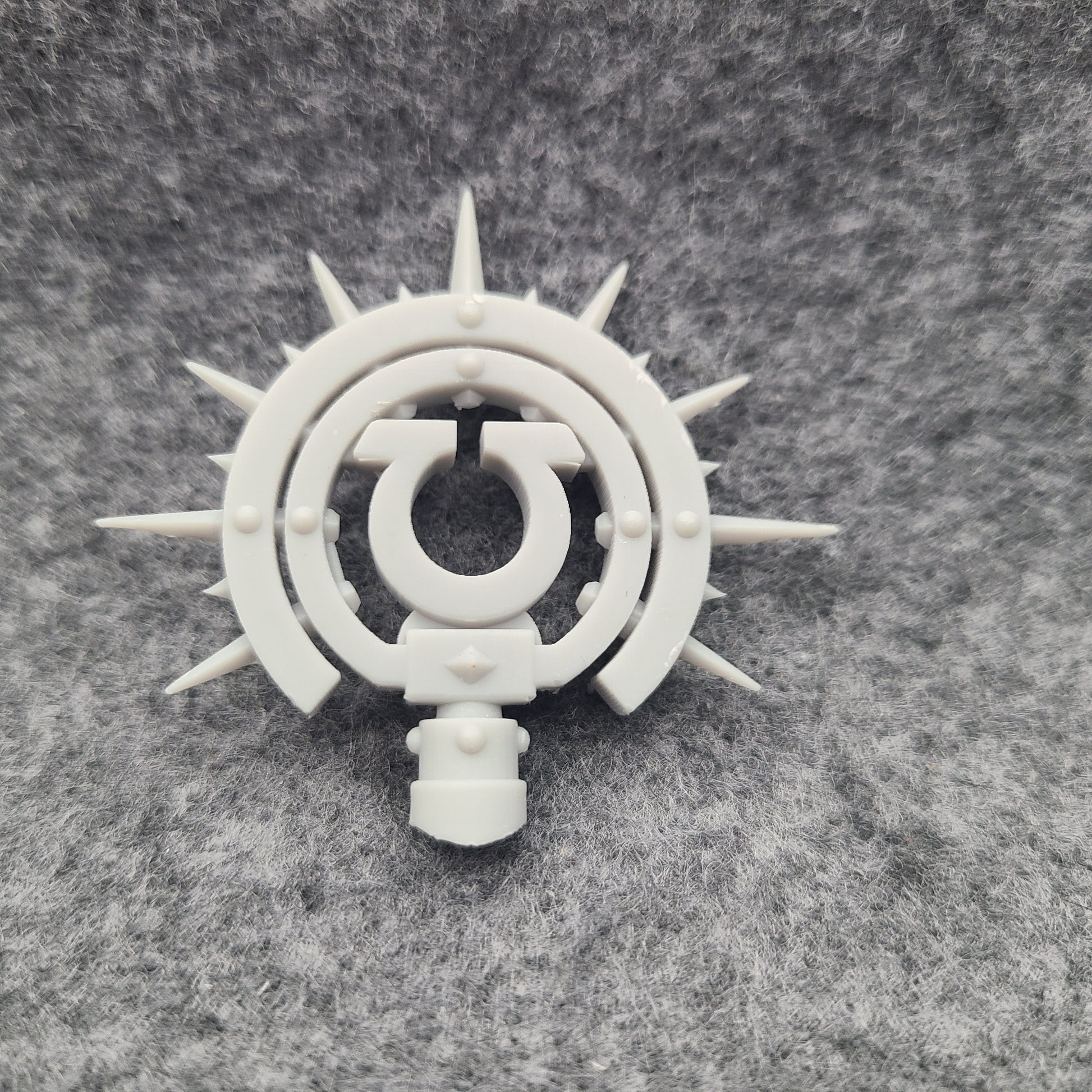 Ultramarines Legion Iron Halo with Legion Icon for JoyToy Loyalist Marine Action Figure 1:18th Scale Custom Accessory