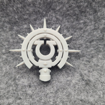 Ultramarines Legion Iron Halo with Legion Icon for JoyToy Loyalist Marine Action Figure 1:18th Scale Custom Accessory