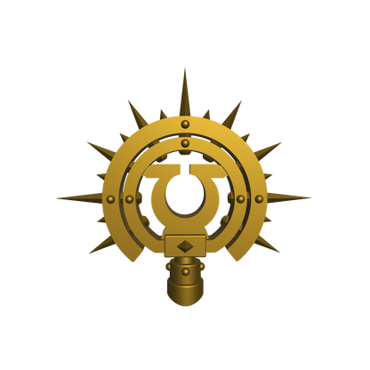 Ultramarines Legion Iron Halo with Legion Icon for JoyToy Loyalist Marine Action Figure 1:18th Scale Custom Accessory