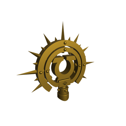 Ultramarines Legion Iron Halo with Legion Icon for JoyToy Loyalist Marine Action Figure 1:18th Scale Custom Accessory