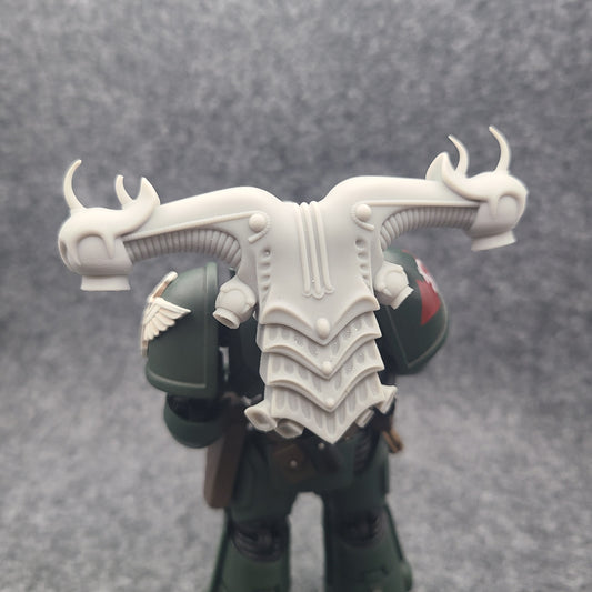 Space Crusader Backpack for JoyToy Grimdark Marine Action Figures Custom 1:18th Scale Parts