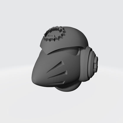 World Eaters Legion MKVI Corvus Helmet for JoyToy Space Marine Action Figures Custom 1:18th Scale Parts
