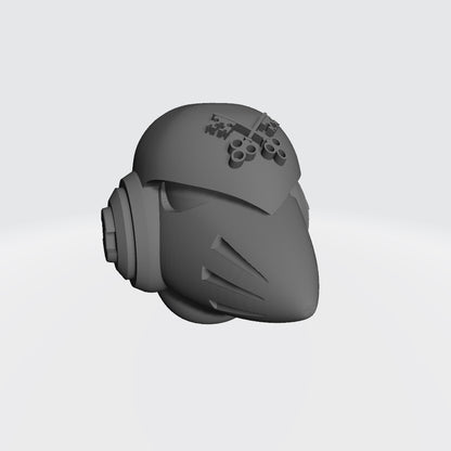 Angels of Iron Chapter MKVI Corvus Angels of Iron Helmet for JoyToy Action Figures