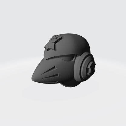 Imperial Fist Legion MKVI Corvus Helmet compatible with JoyToy Space Marine Action Figure 1:18th Scale Custom Part