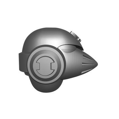 Custom Raven Guard Space Marine MKVI Corvus Helmet for JoyToy Grimdark Marine 1:18th Scale Action Figure