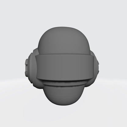 Custom Space Wolf MKVI Beaky Helmet with Chapter Insignia for JoyToy Space Marine Action Figures