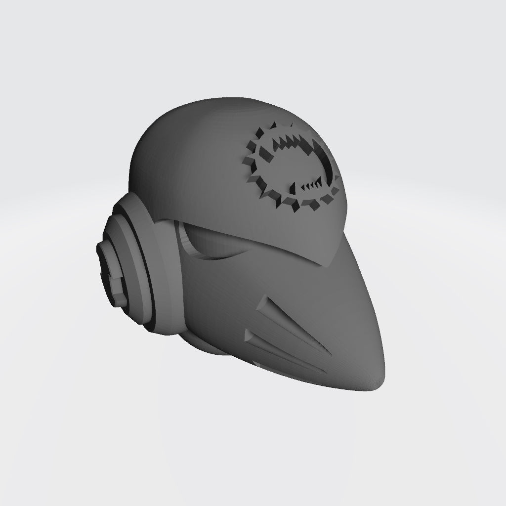 World Eaters Legion MKVI Corvus Helmet for JoyToy Space Marine Action Figures Custom 1:18th Scale Parts