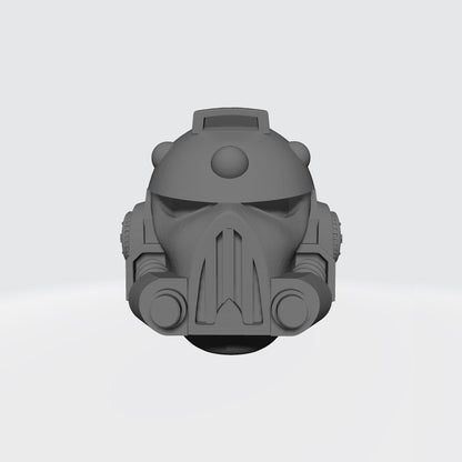 Custom Mark V Helmet V1 for JoyToy Space Marine 1:18 Scale Action Figures