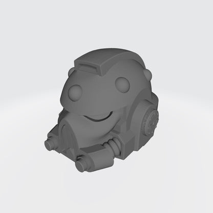 Custom Mark V Helmet V1 for JoyToy Space Marine 1:18 Scale Action Figures