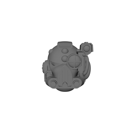Mark V Helmet V2 with Left Optic for JoyToy Loyalists Marine Action Figures Custom 1:18th Scale Head Swap