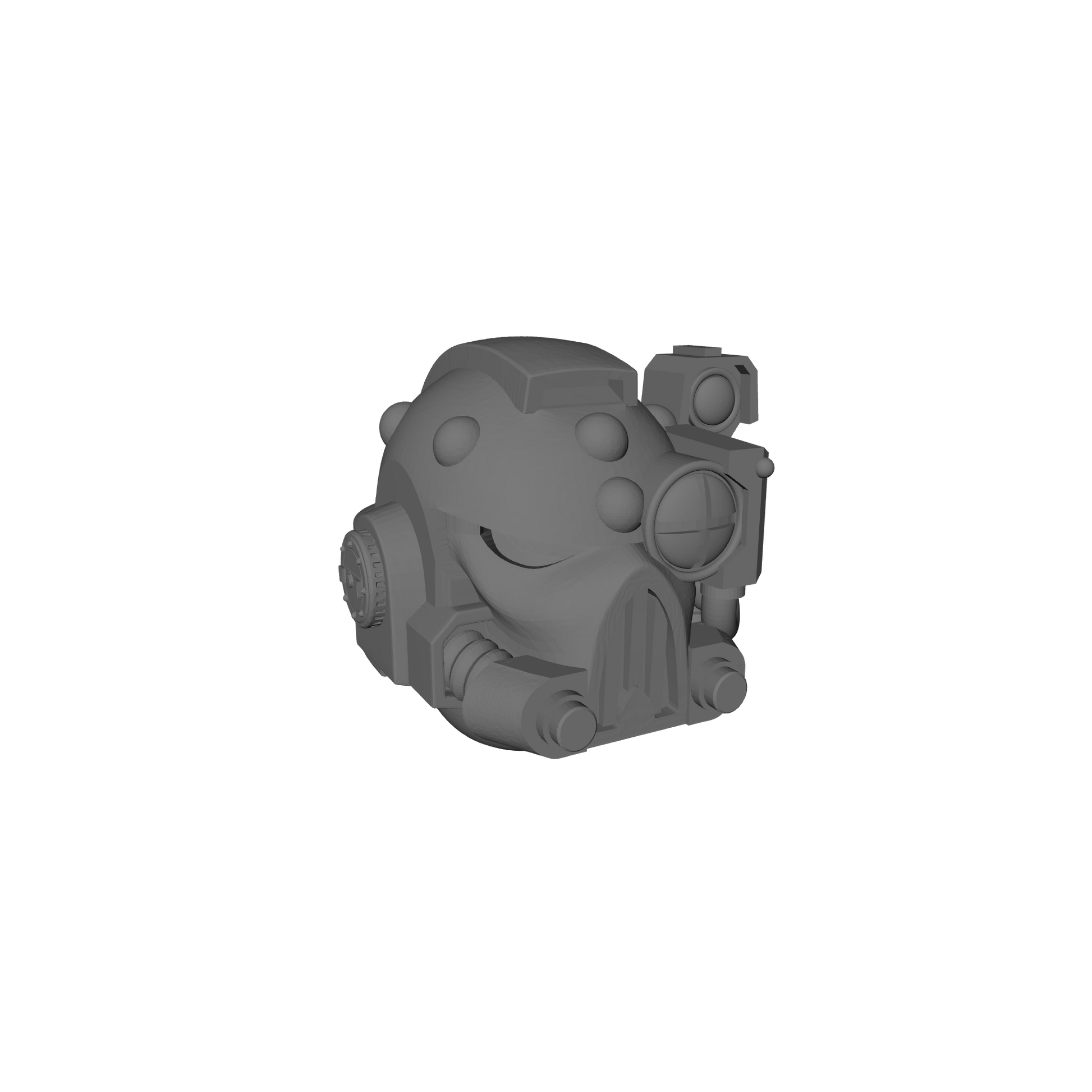 Mark V Helmet V2 with Left Optic for JoyToy Loyalists Marine Action Figures Custom 1:18th Scale Head Swap