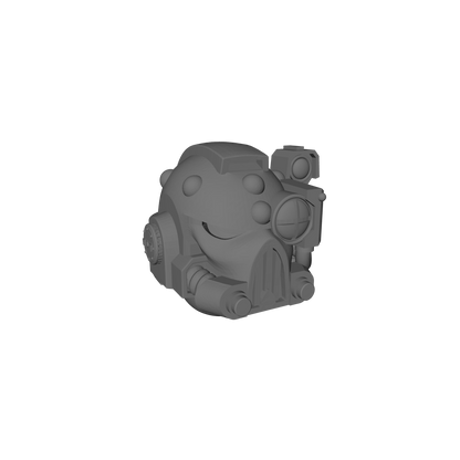 Mark V Helmet V2 with Left Optic for JoyToy Loyalists Marine Action Figures Custom 1:18th Scale Head Swap