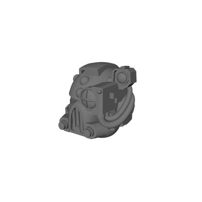 Mark V Helmet V2 with Left Optic for JoyToy Loyalists Marine Action Figures Custom 1:18th Scale Head Swap