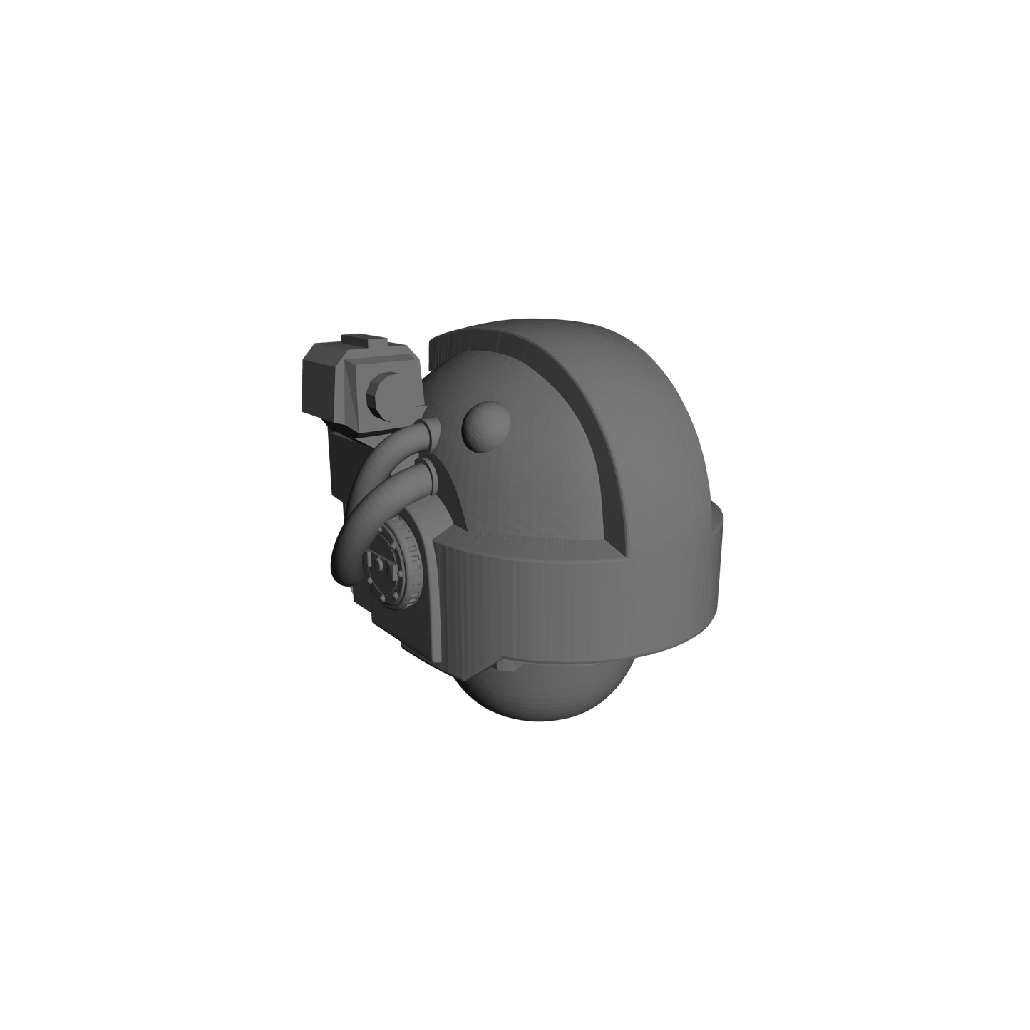 Mark V Helmet V2 with Left Optic for JoyToy Loyalists Marine Action Figures Custom 1:18th Scale Head Swap