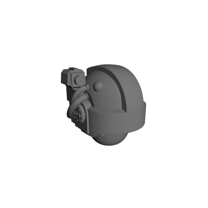 Mark V Helmet V2 with Left Optic for JoyToy Loyalists Marine Action Figures Custom 1:18th Scale Head Swap