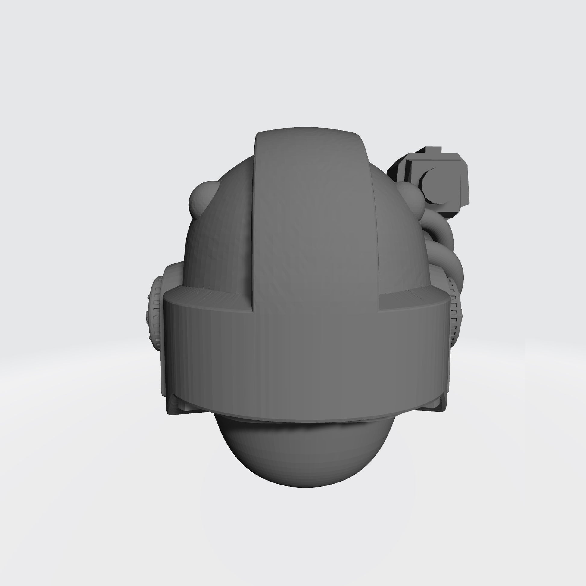 Mark V Helmet V2 with Right Optic for JoyToy Space Marine 1:18 Scale Action Figures