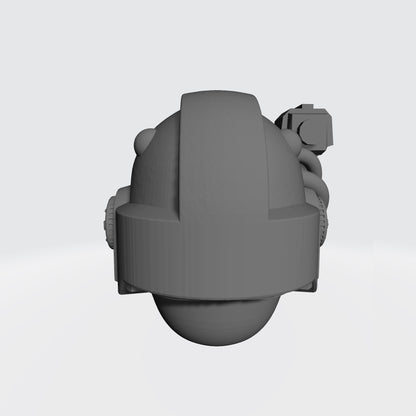 Mark V Helmet V2 with Right Optic for JoyToy Space Marine 1:18 Scale Action Figures