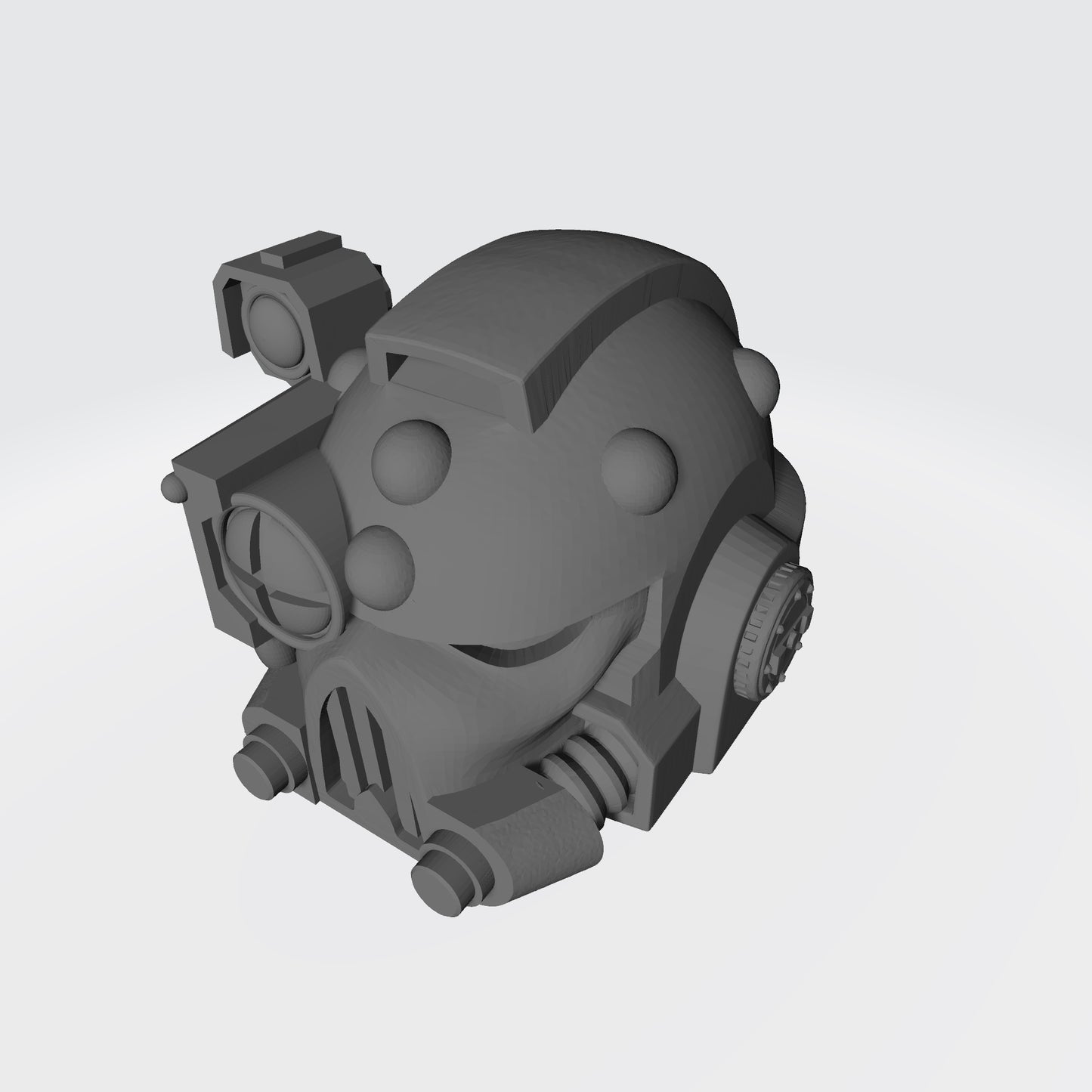 Mark V Helmet V2 with Right Optic for JoyToy Space Marine 1:18 Scale Action Figures