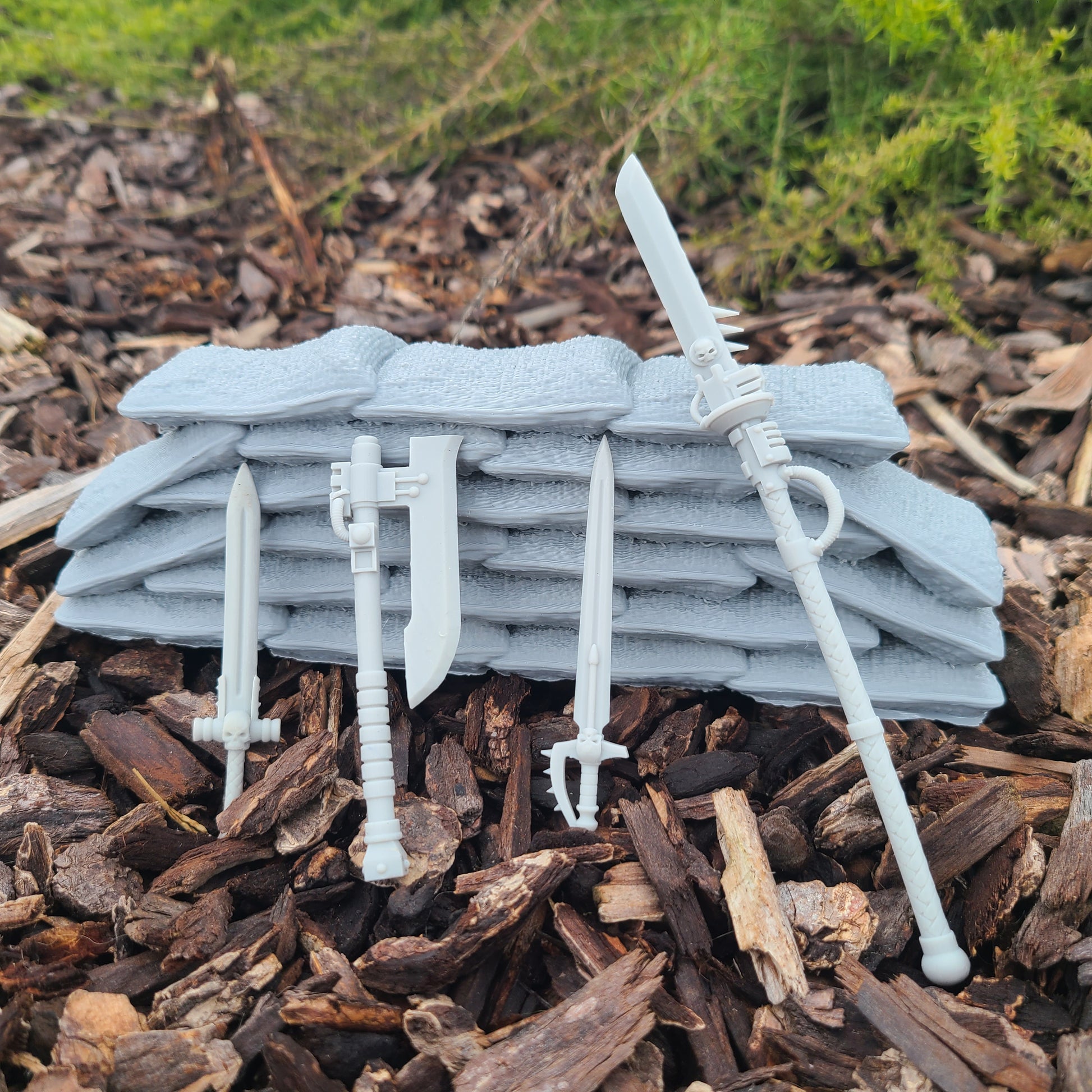 18th Scale Warhammer 40k Melee Weapons for JoyToy Battle Soritas and Space Marine Action Figures