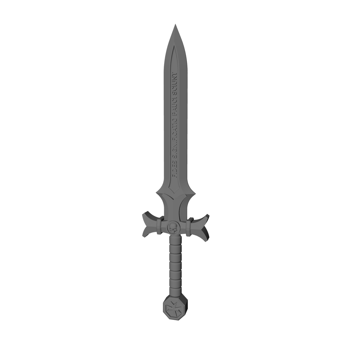 Templar Warrior Order Power Sword V2 resin close combat weapon compatible with JoyToy 1:18 scale armored action figures.