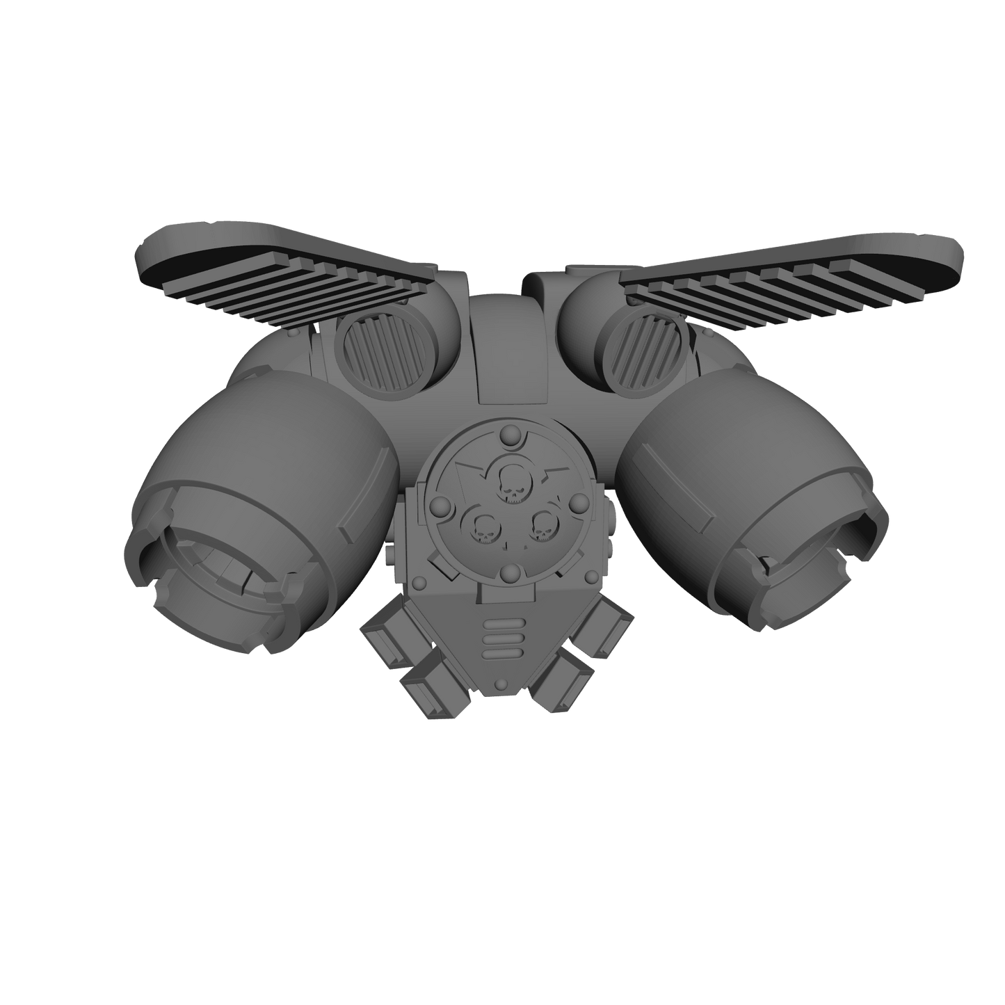 Plague Legions Winged Jump Pack for JoyToy Traitor Marine Action Figures Custom 1:18th Scale Backpack