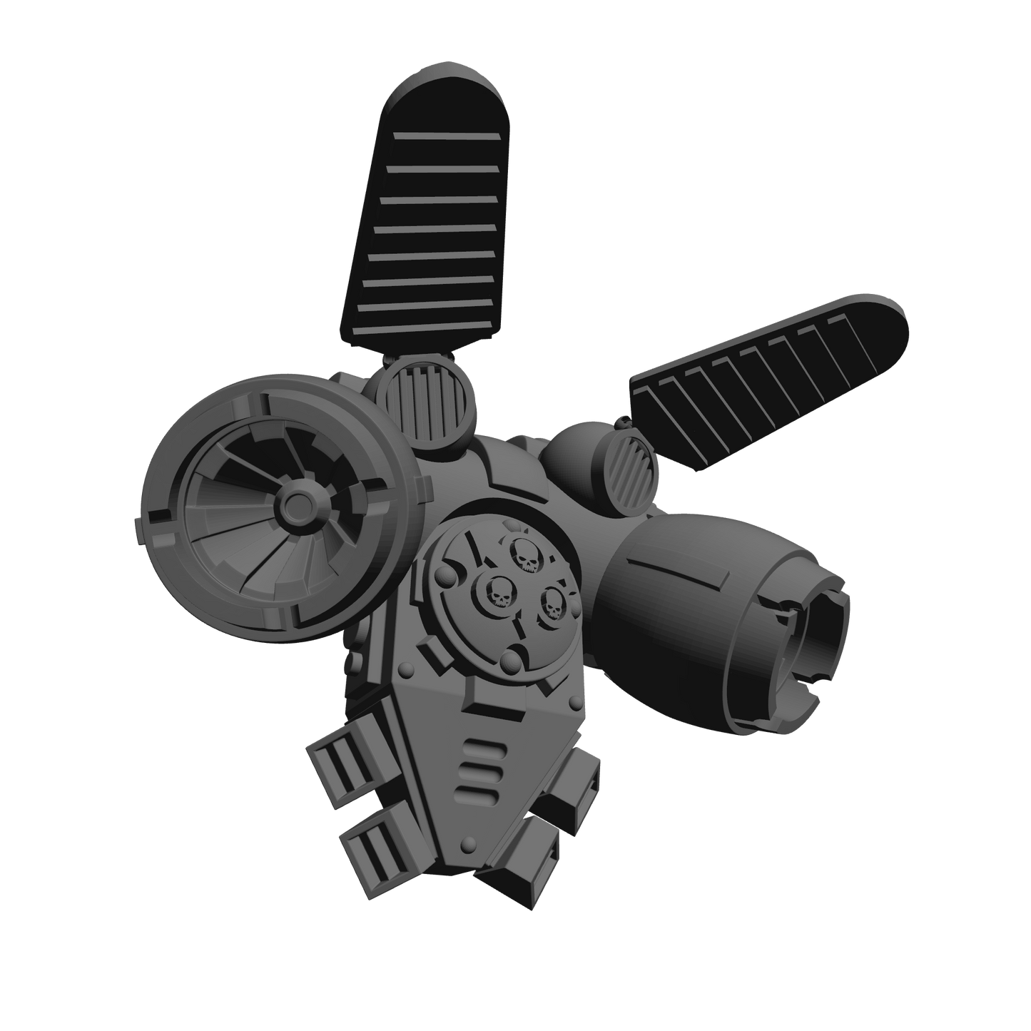 Plague Legions Winged Jump Pack for JoyToy Traitor Marine Action Figures Custom 1:18th Scale Backpack