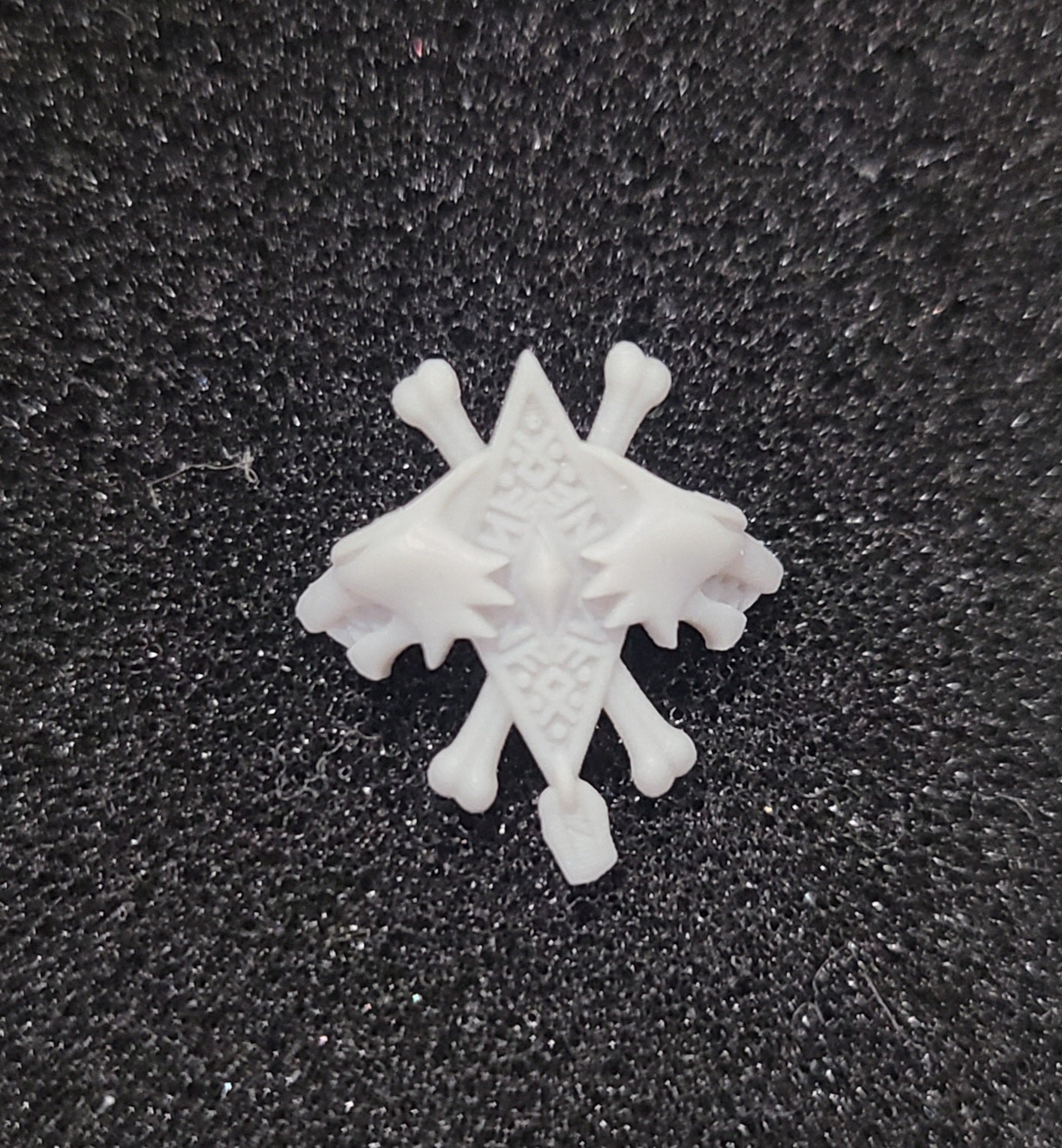 Custom Space Wolf Legion Two Wolves and Runes Shin Armor Decal for JoyToy Space Knight Action Figures