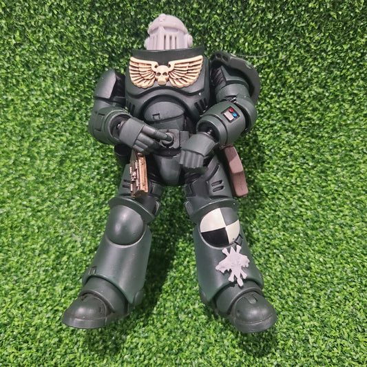 Custom Space Wolf Legion Two Wolves and Runes Shin Armor Decal for JoyToy Space Knight Action Figures