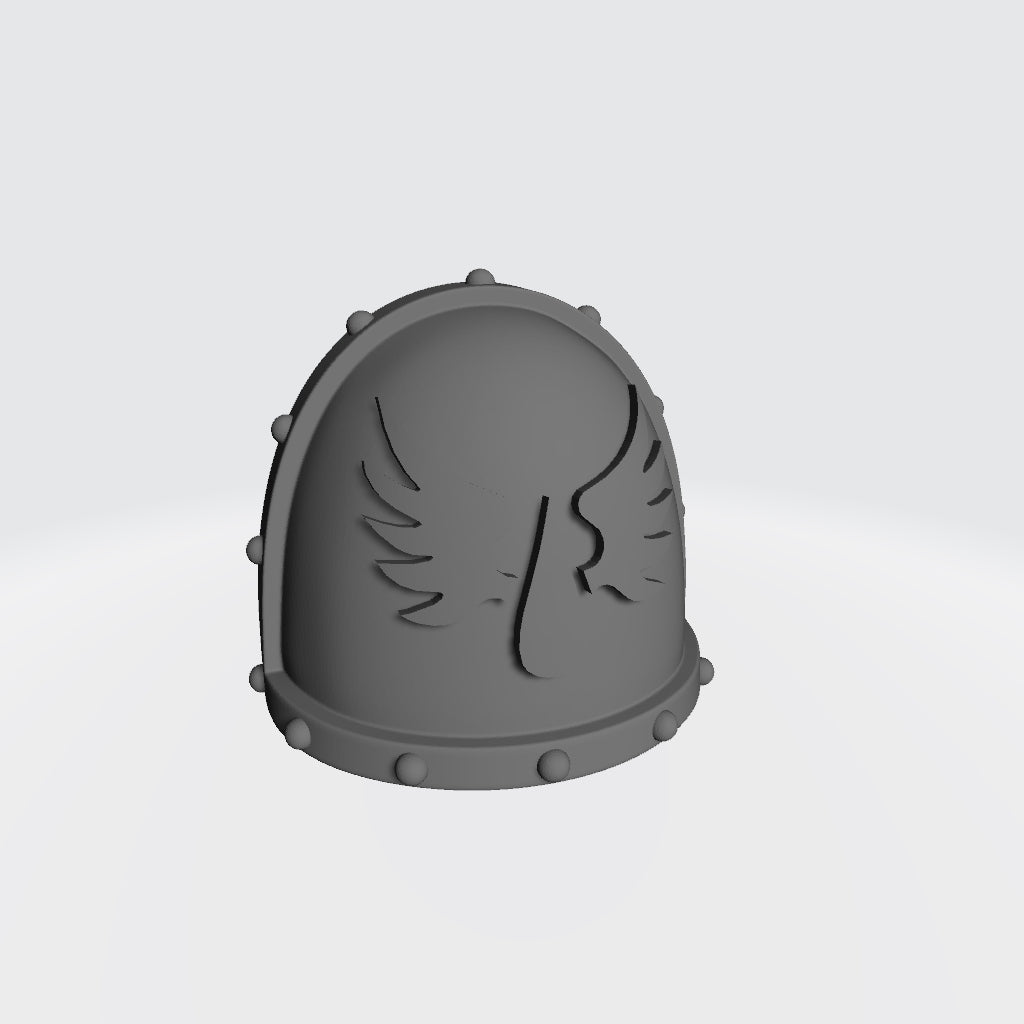JoyToy Blood Angels MKVII Shoulder Pad for Warhammer 40K Space Marine Action Figures