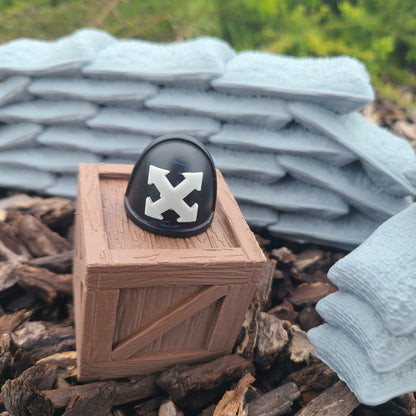 Battlefield Role Shoulder Pad Decal Close Support for JoyToy Loyalist Marine Action Figures Custom 1:18th Scale Insignia