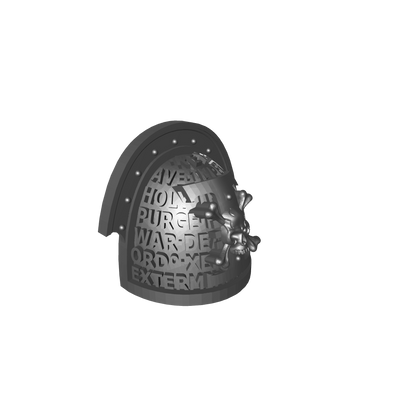 Deathwatch Mark VIII Shoulder Pad Version 01 for JoyToy Loyalist Marine Action Figures Custom 1:18th Scale Pauldron