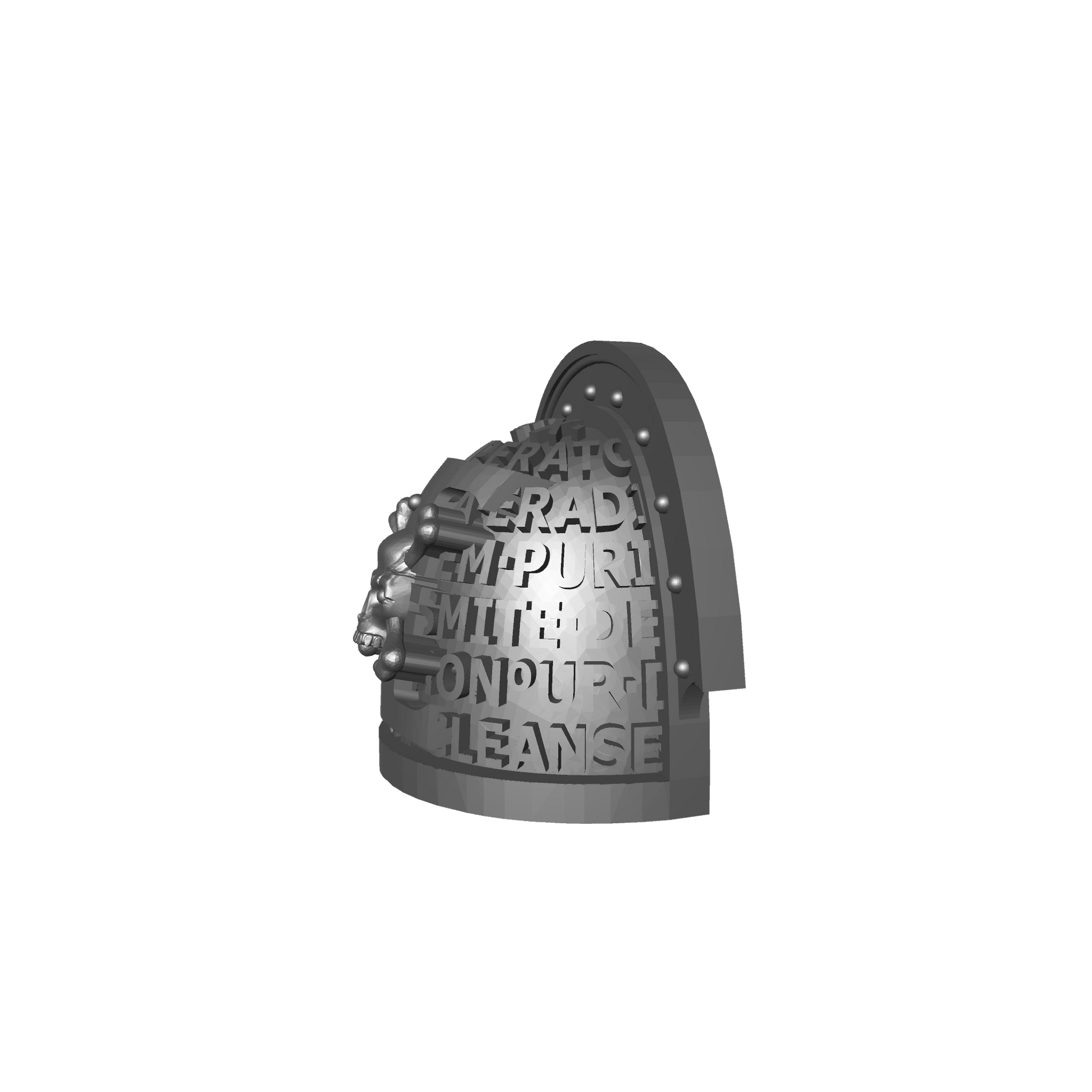 Deathwatch Mark VIII Shoulder Pad Version 01 for JoyToy Loyalist Marine Action Figures Custom 1:18th Scale Pauldron