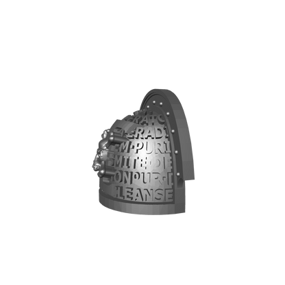 Deathwatch Mark VIII Shoulder Pad Version 01 for JoyToy Loyalist Marine Action Figures Custom 1:18th Scale Pauldron