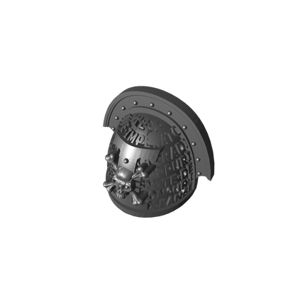Deathwatch Mark VIII Shoulder Pad Version 01 for JoyToy Loyalist Marine Action Figures Custom 1:18th Scale Pauldron