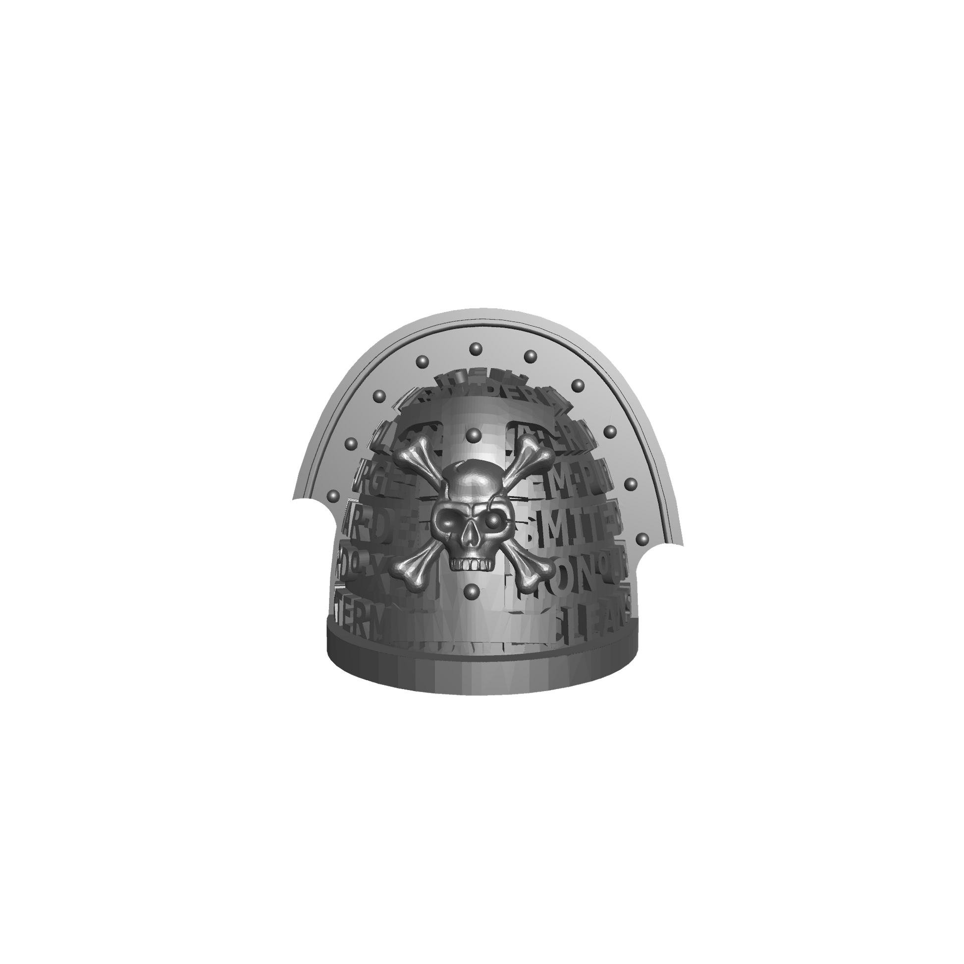 Deathwatch Mark VIII Shoulder Pad Version 01 for JoyToy Loyalist Marine Action Figures Custom 1:18th Scale Pauldron