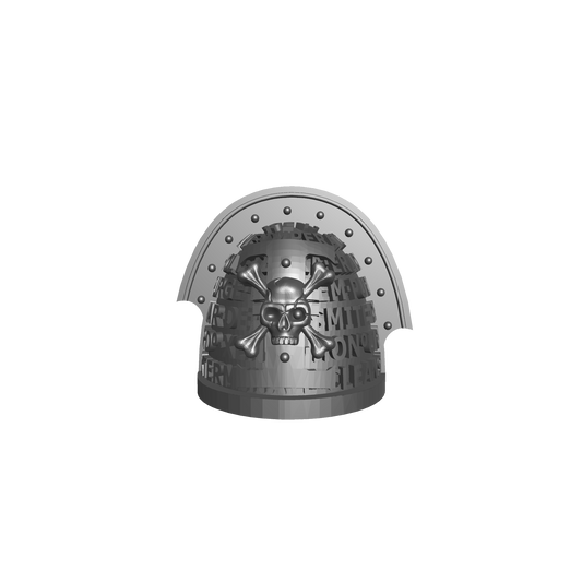 Deathwatch Mark VIII Shoulder Pad Version 01 for JoyToy Loyalist Marine Action Figures Custom 1:18th Scale Pauldron