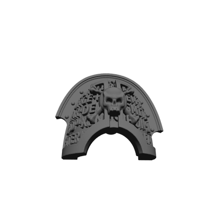 Deathwatch Mark VIII Shoulder Pad Version 02 for JoyToy Loyalist Marine Action Figures Custom 1:18th Scale Pauldron