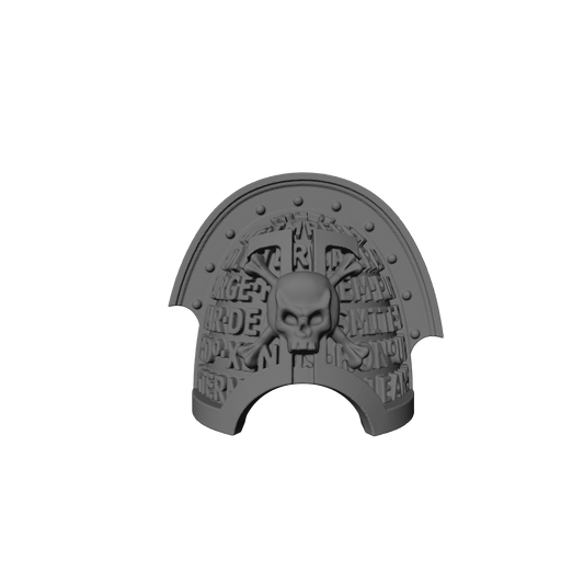 Deathwatch Mark VIII Shoulder Pad Version 02 for JoyToy Loyalist Marine Action Figures Custom 1:18th Scale Pauldron