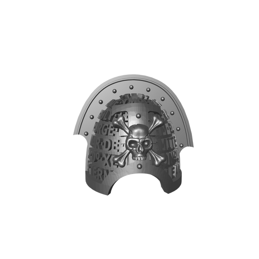 Deathwatch Mark VIII Shoulder Pad Version 03 for JoyToy Loyalist Marine Action Figures Custom 1:18th Scale Pauldron